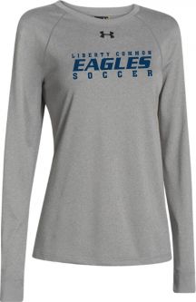 Women's Under Armour L/S Locker Shirt, True Grey Heather